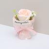 Meninas Gostam do Pequeno Buquê Fragrante de Rosas, Flores de Sabão, Acessórios de Buquê de Presente Combinando Romântico para o Dia dos Namorados