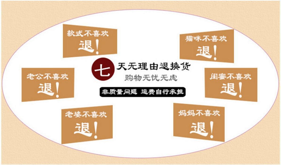七天无理由退换
