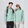 Chaqueta de trabajo impermeable transfronteriza, cortavientos deportivo y casual para hombre con capucha, chaqueta de invierno cortavientos, hecha a medida
