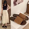 Ondas de Outono Estilo Boêmio Franja Charme Exótico Romântico Chinelos de Férias 2024 Mais Vendidos Sapatos Femininos Leves Tendência