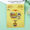 Imán de Nevera Metálico Xinzhou Atracciones Turísticas de Shanxi Cultural y Creativo Marea Nacional Souvenirs Turísticos Imanes de Nevera de Aleación Venta al por Mayor
