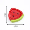 Bandeja de Frutas Creativa de Fresa y Sandía Casa de Muñecas Hecha a Mano Decoración DIY Accesorios de Bolsita Sorpresa Mini Adornos de Escritorio