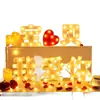 Luces de Letras de Feliz Cumpleaños Cadena de Luces LED Decoración de Escena Palabra Señal Maletero Accesorios para Proponer Atmósfera