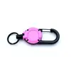 Hebilla retráctil táctica para acampar al aire libre, cable de acero, llavero multifuncional, cuerda anti-pérdida para acampar, correa retráctil para mochila
