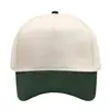 Gorra de camionero popular de cinco paneles con bloques de color transfronteriza Mejor vendida en Amazon Gorra de algodón puro con visera para logo bordado imprimible