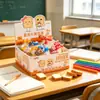 Borradores creativos con forma de tostada para estudiantes de primaria, de bajo residuo, que no dejan rastro, premios de jardín de infantes, papelería al por mayor