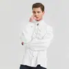 Ropa Nueva Estilo Primavera y Otoño 2026 Camisa Gótica Medieval para Hombre Capa Interior para Mujer Top de Color Sólido Manga Larga Ropa de Comercio Exterior