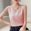 Camisola de Gasa para Mujer 2026 Verano Dulce Ropa Interior con Traje, Top sin Mangas Elegante y Sexy