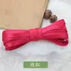Tecido de tubulação cheongsam tira de acabamento borda 1cm gola de cetim fita de inserção borda de fecho decoração de roupa monótono
