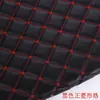 Bolsa Suave Bordada Techo Interior de Coche Alfombrilla para el Suelo Tela de Cuero Artificial Engrosada Bolsa Suave Bordada Bolsa Dura Cuero Decorativo