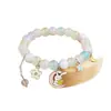 Pulsera Nueva Estilo Coreano con Cristales de Conejito Lindo, Joyería de Pulsera para Estudiantes, Sensación de Alta Gama para Niñas