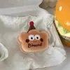 Simulação de Comida Chaveiro Pingente de Pão Fofo Criativo Alto Valor Macio Fofo Pingente de Boneca de Pelúcia para Mochila de Estudante