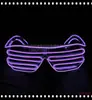Gafas con Luz Led Emisora para Vendaje El Luz Fría Club Nocturno Parpadeantes Regalo de Fiesta con Resplandor Colorido Deslumbrante