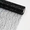 AHC rede bagunçada glitter lantejoulas rede caminho de mesa poliéster rede decoração de mesa material de fundo decoração layout de atmosfera de casamento