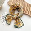 Nueva bufanda larga para mujer, primavera y otoño, verano, combina con todo, moda occidental, bufanda fina, bufanda decorativa para camisa, cinta