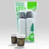 Vasos Desechables Extra Gruesos para Bebidas Calientes, Vasos de Papel para el Hogar, Empaquetados y Sellados, Vasos de Agua de Grado Alimenticio, Vasos de Café Azul-Verde