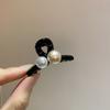Accesorios para el Cabello Estilo Coreano Simple Elegante Dulce para Niña Cabeza Perla Tamaño Pequeño Pinza de Agarre para Prefacio Cabello Pequeño Roto Pinza Lateral