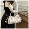Bolso de Mano con Estampado de Mariposas Nuevo Otoño e Invierno 2024 Bolso de Hombro Plegado Moda Hermoso Diseño de Nicho Bolso para Mujer