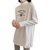 3136 # Camiseta de Manga Longa Feminina Gola Alta (Foto Real) (100% Outro)