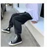 Jeans para Hombre Pierna Ancha Suelta Retro Americano Jeans Degradados Marca Trendy para Hombre Pantalones de Pierna Recta High Street Primavera y Otoño