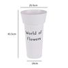 Florería Cubeta de Flores, Cubeta de Acrílico para Despertar Flores, Cubeta de Plástico para Flores Secas, Cubeta para Flores, Cubeta Transparente Hidropónica, Cubeta para Arreglos Florales al Mayoreo