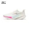 Tênis de Corrida Yifeng Hongxing Erke Feminino Verão Novo Malha Respirável Amortecedor Tênis Esportivo Solado Macio Rebote Tênis para Pular