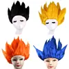 Peluca de alto rendimiento Dragon Ball Cabello de Goku para actuación en escenario Niños Adultos cos Estilo de cabello de Loto creativo