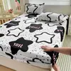 Algodón hipoalergénico, algodón con aloe vera, tejido cepillado, diseño estampado, sábana individual, colcha, funda antipolvo, protector de colchón, adecuado para dormitorios estudiantiles