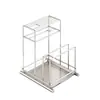 Estante para cuchillos de acero inoxidable 304, estante de almacenamiento de utensilios de cocina, estante para cuchillos, estante para tablas de cortar, estante de almacenamiento multifuncional para tablas de cortar y cuchillos