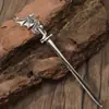 Horquilla de pelo de espada de dragón retro de moda, Palo para el pelo, Versátil y moderno, Estilo vikingo noruego, Accesorios para fiestas al por mayor