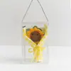 Buquê de Rosas Tricotado à Mão Produto Acabado, Mais Vendido na Amazon, Flores de Tricô, Girassol para o Dia dos Professores Buquê Artificial Presente