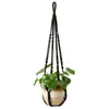 Cuerda de Algodón Tejida a Mano Estilo Bohemio Maceta para Plantas y Flores Cesta Colgante Bolsa de Red Cuerda para Colgar Colgante de Pared Cuerda para Colgar