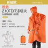 Impermeable de Nuevo Estilo con Mangas, Poncho Ligero para Hombres y Mujeres, Adecuado para Escalada al Aire Libre, Senderismo, Viajes Diarios, Portátil y Fácil de Guardar