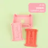 Moldes para Galletas 3D Serie Año Nuevo, Moldes Realistas para Galletas DIY con Diseño de Prensa Tridimensional, Materiales Seguros, Fáciles de Limpiar