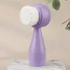 Cepillo Facial Limpiador de Cerdas Suaves de Pie para Limpieza Profunda, Limpieza Manual de Poros, Eliminación de Puntos Negros y Herramienta de Masaje Facial