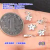 Plata de Ley s999 Colgante Encanto Riqueza y Felicidad Buena Suerte Cristal Wenwan Cuerda Trenzada para la Mano Collar Accesorios Hechos a Mano DIY