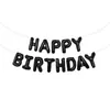 Balões de Filme de Alumínio Decoração Conjunto de Letras Americanas Imitação Feliz Aniversário Versão Slim Decoração de Balão de Folha de Alumínio Suprimentos para Decoração Atacado