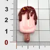 Accesorios de Resina al por Mayor Materiales Hechos a Mano DIY Decoraciones para Zapatos Pegatinas para Vasos de Agua Pegamento de Crema Accesorios para el Cabello Pequeñas Pegatinas Luminosas de Helado