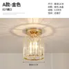 Zhongshan Lámparas de Techo Dormitorio Cristal Vestíbulo Entrada Luz Interior Balcón Comedor Pasillo Estilo Vintage