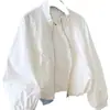 Colección Nueva de Primavera/Verano 2026 para Mujer: Chaqueta Hermosa Estilo Coreano de Principios de Primavera, Súper Elegante, Delgada, Cuello Alto, Chaqueta Corta
