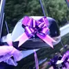 Decoración de coche de boda flor accesorios de habitación de boda bola de flores par de cintas para escaleras de boda bola de flores para manijas de puertas de coche de boda diseño venta al por mayor