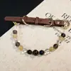 Collar de cristal para mascotas, con cuentas de cristal blanco natural y piedras de ojo de tigre rojo y azul, un collar de piedras curativas para perros y gatos