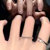 En stock diseño de nicho anillo fino de perla de alta calidad personalidad de moda moderno anillo para el dedo índice combinable estilo frío