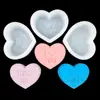 Nuevo Molde de Silicona Corazón Estéreo Letra para Día de San Valentín, Velas, Jabón, Aromaterapia, Adorno de Yeso para Coche, Pegamento