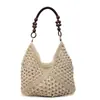 Bolso de Paja Tejida para Vacaciones en la Playa para Mujeres 2026 Nuevo Versátil Bolso de Hombro para el Trabajo Bolso Tote Artístico de Nicho