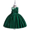 Falda de Satín y Malla para Niñas 2026 Amazon Nueva Ropa Infantil Vestido Venta al por Mayor Vestido de Princesa Vestido Infantil