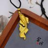 Loja de ouro mesmo estilo antigo fosco ouro grande peixe begônia colar diy feminino jóias banhado a ouro acessórios pingente frete grátis atacado