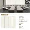 Laje de Rocha de Guangdong 800X2600X9mm Esmaltada na Superfície Luz Suave Microcimento Parede de Fundo Painel de Parede Liso Cor Sólida Aveludado