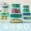 Caja de conservación de salvado de arroz, almacenamiento en refrigerador para alimentos, lonchera, recipiente para comidas porcionadas, almacenamiento de granos y arroz, caja prefabricada