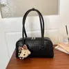 Bolsa de Almohada de Moda Retro Nueva Primavera y Verano Transfronteriza Bolsa Grande de Capacidad para el Brazo Bolso de Hombro Texturizado para Viajes Diarios Bolso para Mujer